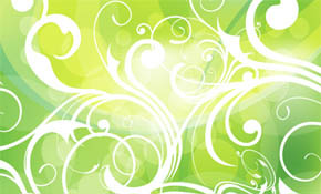 swirly abstract green background